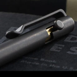 BigIDesign Bolt Action Pencil Stonewashed Titanium -GearNest Shop TITpen2 02463.1695999845