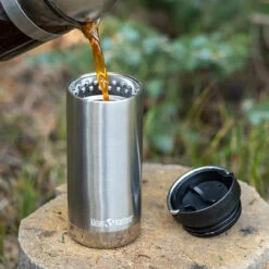 Klean Kanteen TKWide Insulated (355ml) Café Cap -GearNest Shop WIT K12TKWPCC BKdet8 23314.1612456489