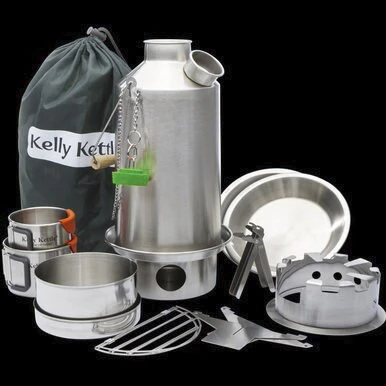 Kelly Kettle Ultimate Base Camp STEEL 1 Kelly Kettle Ultimate Base Camp STEEL