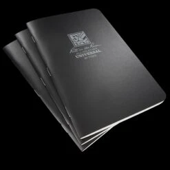 Rite In The Rain Stapled Soft-Cover Notebook 3 Pack Black -GearNest Shop bmc r 371fx 17212.1639665716