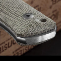 Lion Steel Bushcraft B35 Micarta Green -GearNest Shop ccm ls b35cvgdet1 23906.1587424307