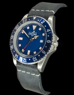 Davosa Vintage Diver Quartz Blue -GearNest Shop davos 162 500 45 53086.1646670613
