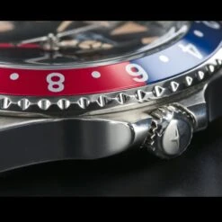 Davosa Vintage Diver Quartz Blue/Red -GearNest Shop davosa 162 500 95det4 32848.1646668339