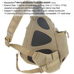 Maxpedition Monsoon Gearslinger -GearNest Shop maxp 410det3 65403.1662130624