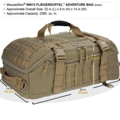 Maxpedition Fliegerduffel Adventure Bag -GearNest Shop maxp 613det 11685.1587387206