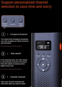 Nextool Hand Crank Radio 27 Nextool Hand Crank Radio -GearNest Shop nextoolradiodet 51883.1672316038