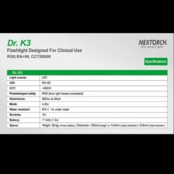 Nextorch Dr. K3 -GearNest Shop nextorch k3ddet14 57467.1682606913