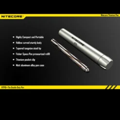 Nitecore NTP Titanium Pen -GearNest Shop nitecore ntp10det13 82235.1598448884