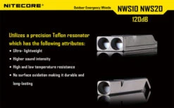Nitecore Single Chamber Whistle 8 Nitecore Single Chamber Whistle -GearNest Shop nitecore nws10det5 82945.1598283693