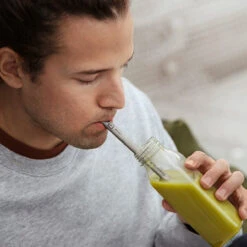 Light My Fire Spork'n Straw Kit Titanium -GearNest Shop straw 49919.1616165722