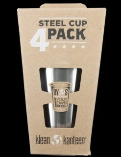 Klean Kanteen Steel Cup 295ml - 4 Pack -GearNest Shop wit kssc10 4pk 15783.1587728695